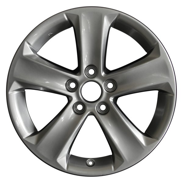 Perfection Wheel® - 17 x 7 5-Spoke Hyper Sparkle Silver Full Face Alloy Factory Wheel (Refinished)
