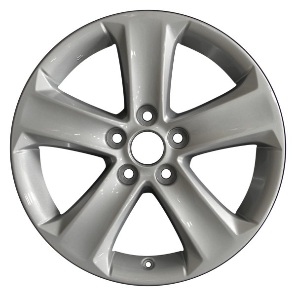 Perfection Wheel® - 17 x 7 5-Spoke Bright Medium Silver Full Face Alloy Factory Wheel (Refinished)