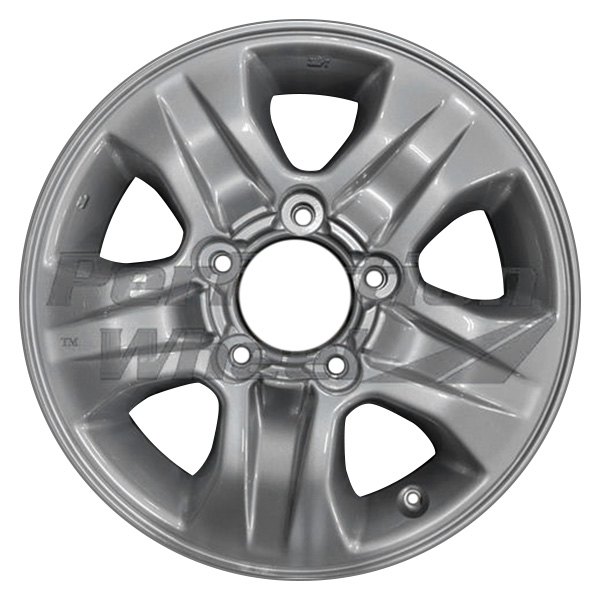 Perfection Wheel® - 17 x 8 5-Spoke Medium Silver Full Face Alloy Factory Wheel (Refinished)
