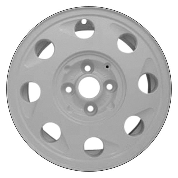 Perfection Wheel® - 14 x 6 8-Hole Medium Metallic Charcoal Machined Alloy Factory Wheel (Refinished)