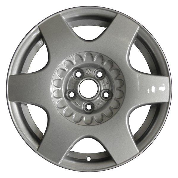 Perfection Wheel® - 16 x 6.5 6 I-Spoke Fine Sparkle Silver Full Face Alloy Factory Wheel (Refinished)