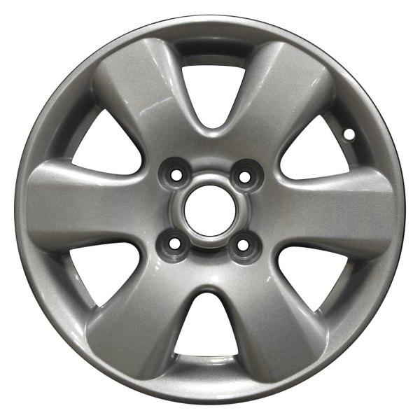 Perfection Wheel® - 14 x 6 6 I-Spoke Sparkle Silver Full Face Alloy Factory Wheel (Refinished)