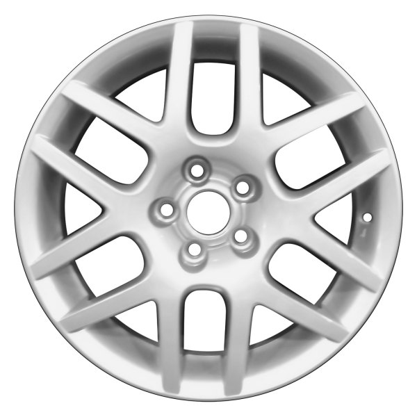 Perfection Wheel® - 16 x 6.5 6 V-Spoke Fine Sparkle Silver Full Face Alloy Factory Wheel (Refinished)