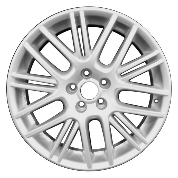 Perfection Wheel® - 17 x 7 5 W-Spoke Fine Sparkle Silver Full Face Alloy Factory Wheel (Refinished)