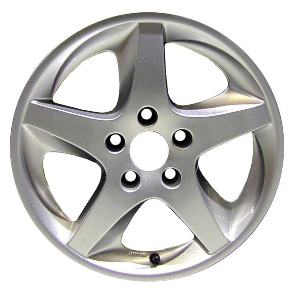 Perfection Wheel® - 16 x 7 5-Spoke Fine Metallic Silver Full Face Alloy Factory Wheel (Refinished)