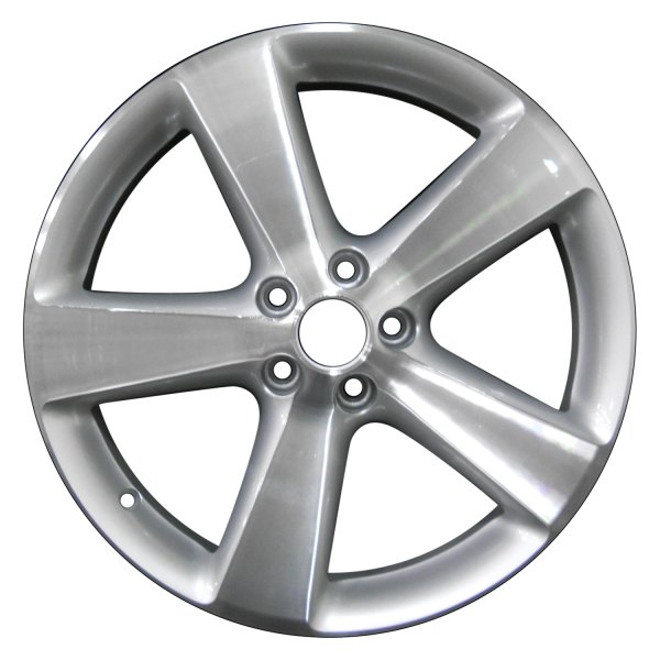 Perfection Wheel® - 17 x 7 5-Spoke Bright Fine Silver Machined Alloy Factory Wheel (Refinished)