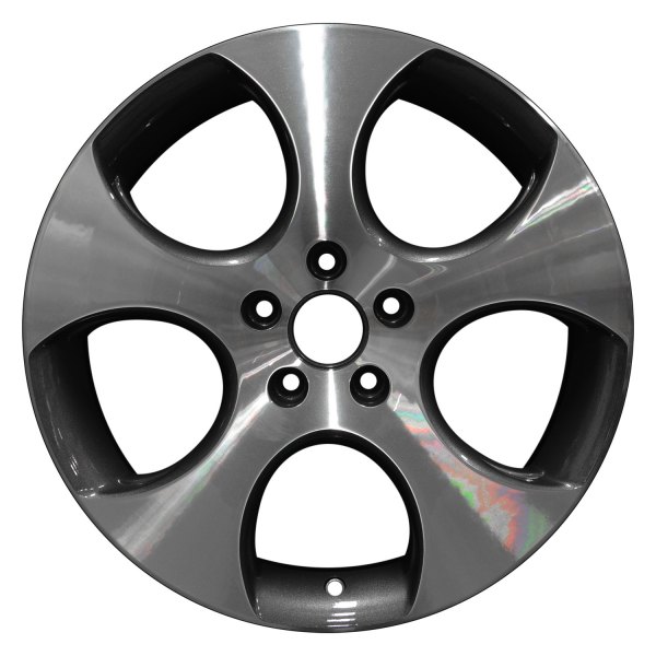 Perfection Wheel® - 18 x 7.5 5-Slot Medium Metallic Charcoal Machined Alloy Factory Wheel (Refinished)