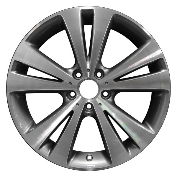 Perfection Wheel® - 18 x 8 5 V-Spoke Brown Metallic Charcoal Machined Alloy Factory Wheel (Refinished)
