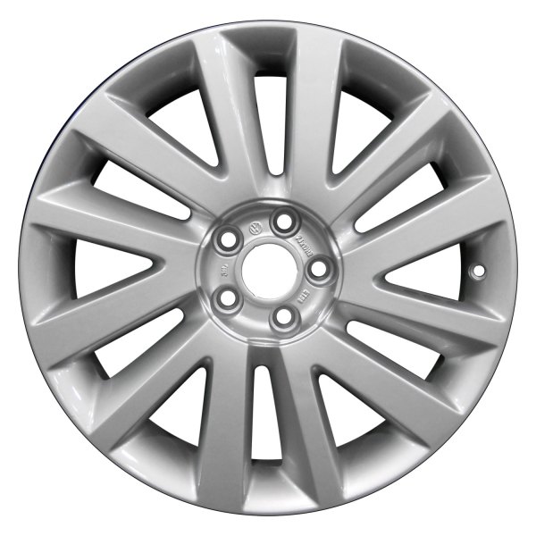 Perfection Wheel® - 17 x 7 12 Spiral-Spoke Bright Fine Silver Full Face Alloy Factory Wheel (Refinished)
