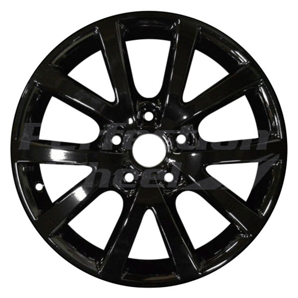 Perfection Wheel® - 16 x 6.5 5 V-Spoke Gloss Black Full Face Alloy Factory Wheel (Refinished)