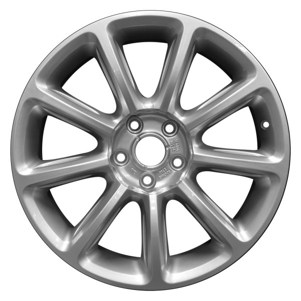 Perfection Wheel® - 18 x 8 9 I-Spoke Hyper Bright Silver Full Face Alloy Factory Wheel (Refinished)