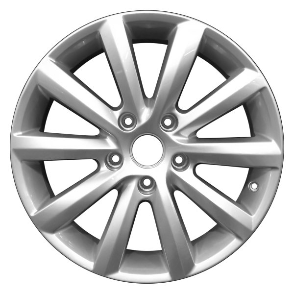 Perfection Wheel® - 18 x 8 10 I-Spoke Fine Bright Silver Full Face Alloy Factory Wheel (Refinished)