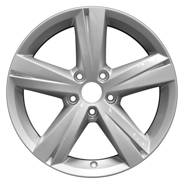 Perfection Wheel® - 17 x 7 5 Turbine-Spoke Bright Fine Silver Full Face Alloy Factory Wheel (Refinished)