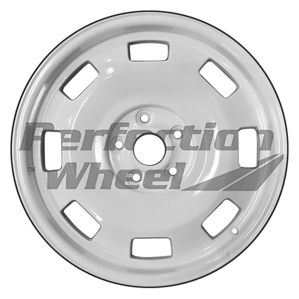 Perfection Wheel® - 17 x 7 8-Slot Bright White Full Face Alloy Factory Wheel (Refinished)