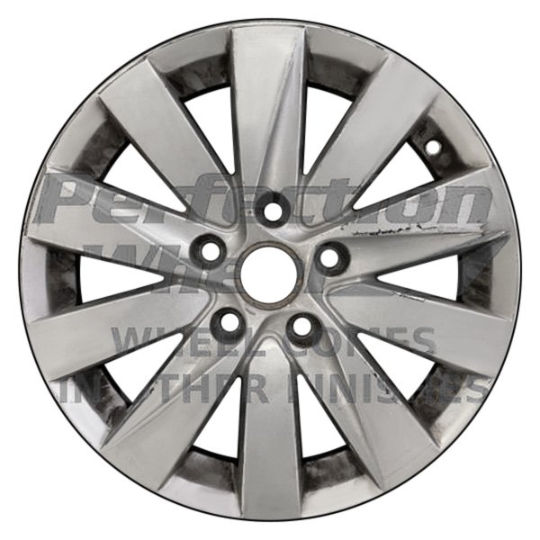 Perfection Wheel® - 17 x 6.5 10 I-Spoke Bright Sparkle Silver Full Face Alloy Factory Wheel (Refinished)