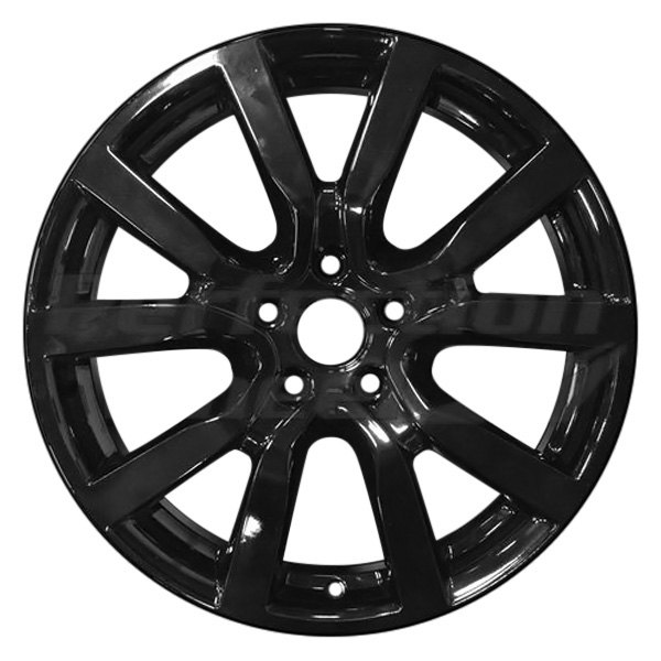 Perfection Wheel® - 18 x 7.5 5 V-Spoke Black Full Face PIB Alloy Factory Wheel (Refinished)