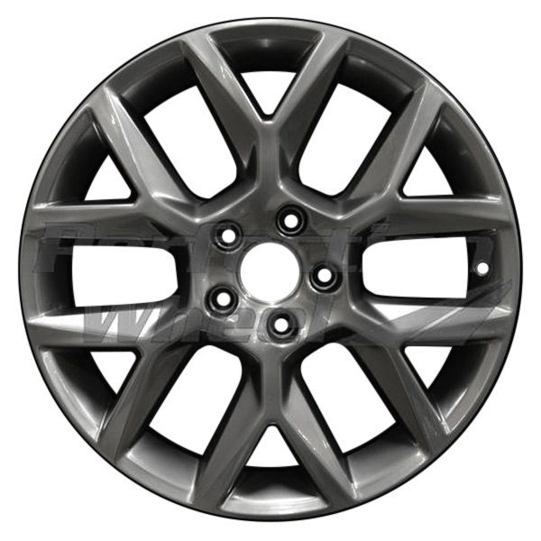 Perfection Wheel® - 18 x 7.5 6 Y-Spoke Smoked Charcoal Full Face Alloy Factory Wheel (Refinished)
