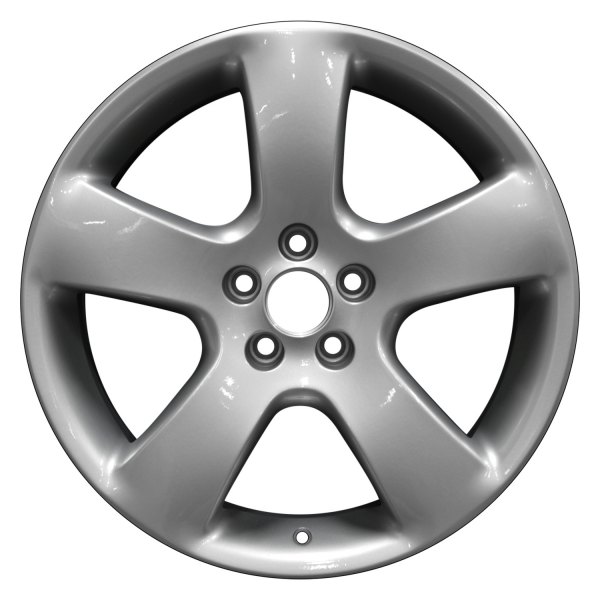Perfection Wheel® - 17 x 7 5-Spoke Bright Fine Metallic Silver Full Face Alloy Factory Wheel (Refinished)