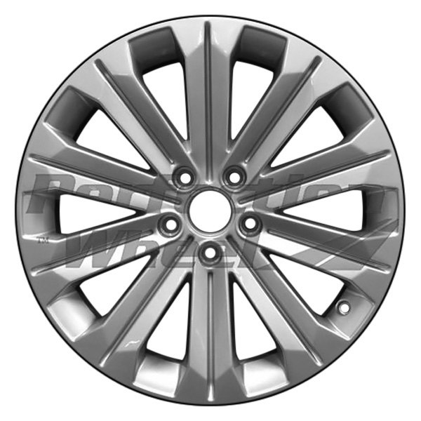 Perfection Wheel® - 18 x 8 10 I-Spoke Bright Fine Metallic Silver Full Face Alloy Factory Wheel (Refinished)