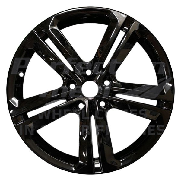 Perfection Wheel® - 20 x 9 5 V-Spoke Gloss Black Full Face PIB Alloy Factory Wheel (Refinished)