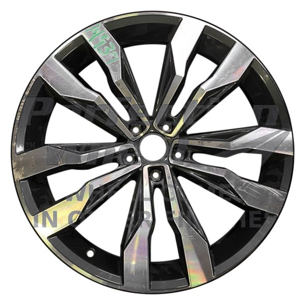 Perfection Wheel® - 20 x 8.5 Double 5-Spoke Medium Charcoal Machined Alloy Factory Wheel (Refinished)