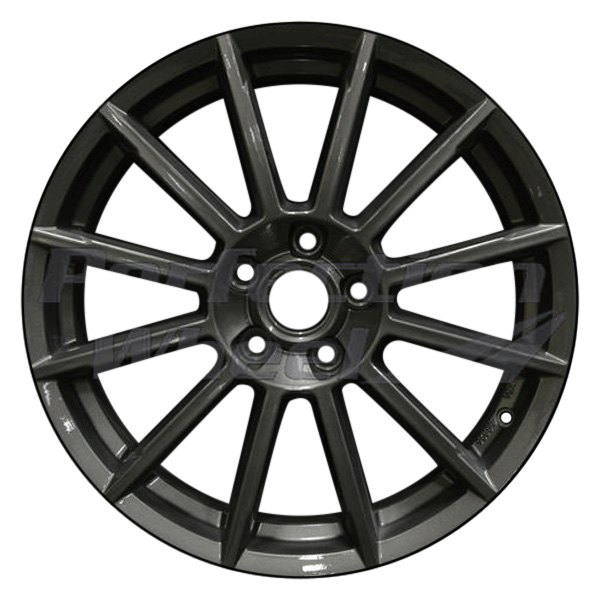 Perfection Wheel® - 18 x 7.5 12 I-Spoke Bright Metallic Charcoal Full Face Alloy Factory Wheel (Refinished)