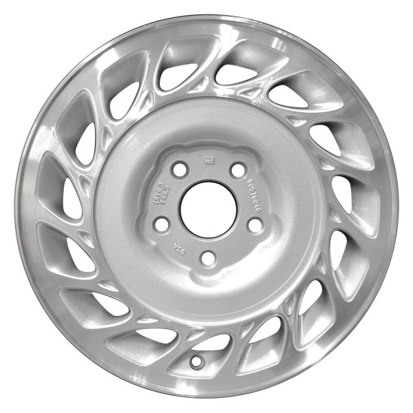 Perfection Wheel® - 15 x 6 15-Slot Sparkle Silver Machined Alloy Factory Wheel (Refinished)