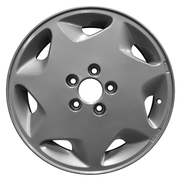 Perfection Wheel® - 16 x 6.5 7-Slot Medium Silver Full Face Alloy Factory Wheel (Refinished)