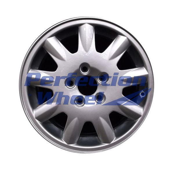 Perfection Wheel® - 15 x 6.5 9 I-Spoke Bright Metallic Silver Full Face Alloy Factory Wheel (Refinished)