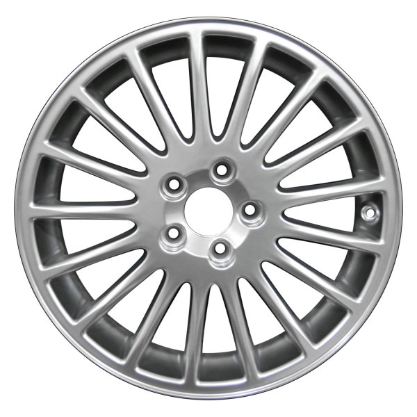 Perfection Wheel® - 17 x 7.5 17 I-Spoke Hyper Bright Mirror Silver Full Face Alloy Factory Wheel (Refinished)