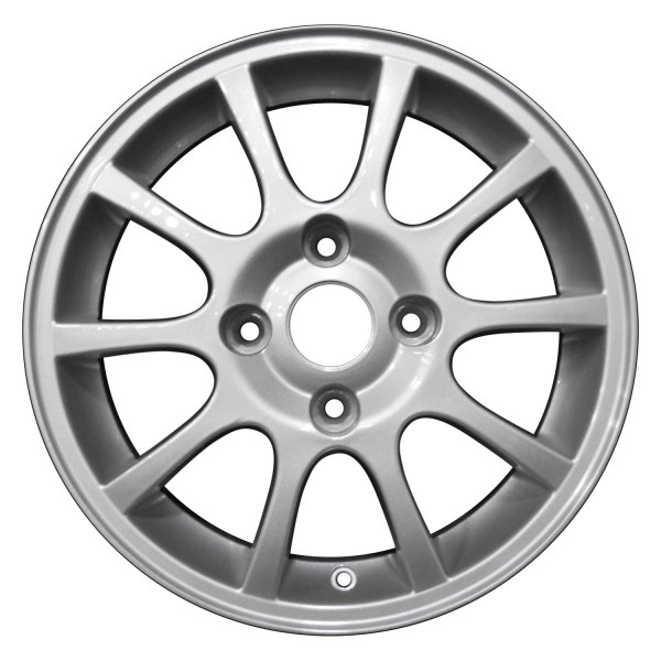 Perfection Wheel® - 15 x 6 10 I-Spoke Bright Sparkle Silver Full Face Alloy Factory Wheel (Refinished)