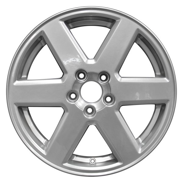 Perfection Wheel® - 17 x 7 6 I-Spoke Hyper Bright Mirror Silver Full Face Alloy Factory Wheel (Refinished)