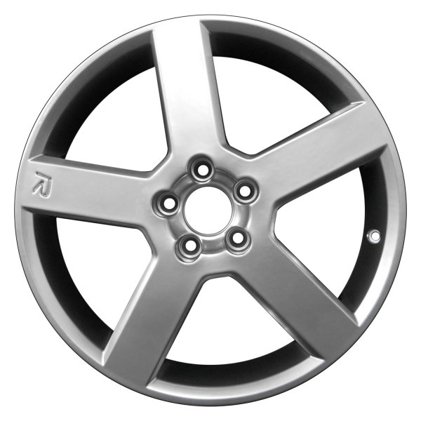Perfection Wheel® - 18 x 8 5-Spoke Hyper Bright Mirror Silver Full Face Alloy Factory Wheel (Refinished)