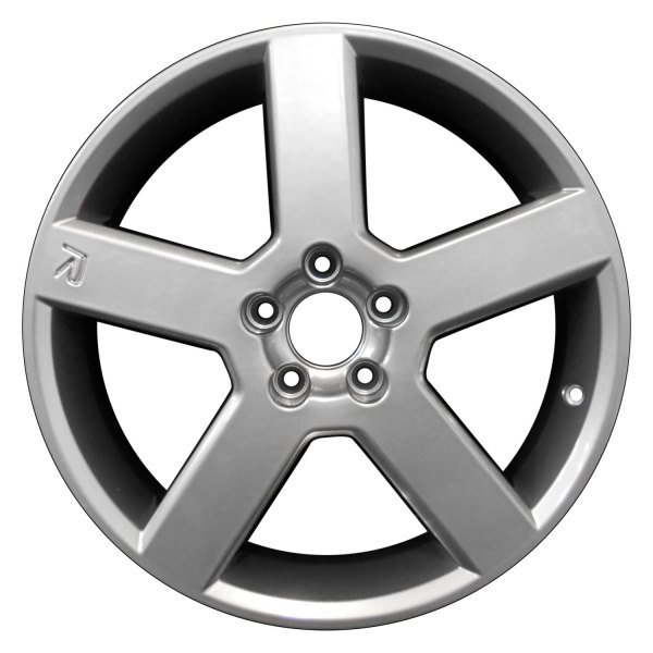 Perfection Wheel® - 18 x 8 5-Spoke Mirror Silver Full Face Alloy Factory Wheel (Refinished)