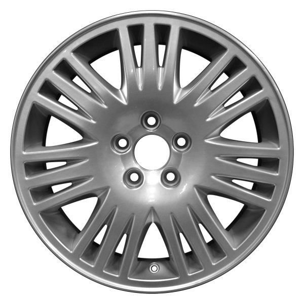 Perfection Wheel® - 17 x 7.5 7 W-Spoke Hyper Bright Mirror Silver Full Face Alloy Factory Wheel (Refinished)