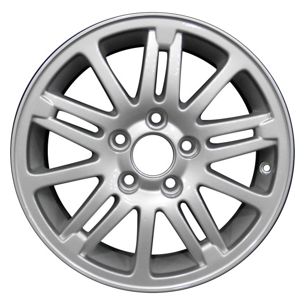 Perfection Wheel® - 15 x 6.5 5 W-Spoke Medium Sparkle Silver Full Face Alloy Factory Wheel (Refinished)