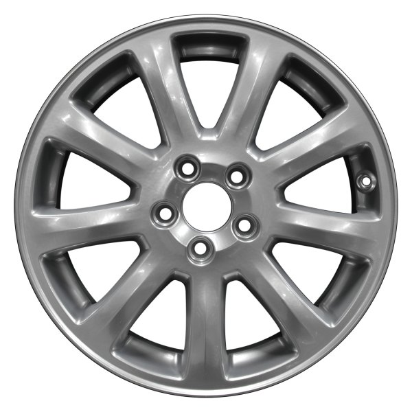 Perfection Wheel® - 17 x 7 9 I-Spoke Hyper Bright Mirror Silver Full Face Alloy Factory Wheel (Refinished)