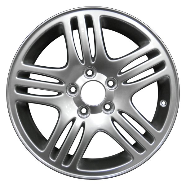 Perfection Wheel® - 16 x 7 Triple 5-Spoke Hyper Bright Mirror Silver Full Face Alloy Factory Wheel (Refinished)
