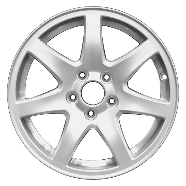 Perfection Wheel® - 16 x 7 7 I-Spoke Sparkle Silver Full Face Alloy Factory Wheel (Refinished)