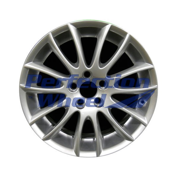 Perfection Wheel® - 17 x 7.5 7 V-Spoke Bright Metallic Silver Full Face Alloy Factory Wheel (Refinished)
