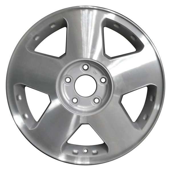 Perfection Wheel® - 17 x 7 5-Spoke Medium Sparkle Silver Machined Alloy Factory Wheel (Refinished)