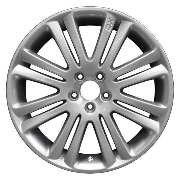 Perfection Wheel® - 19 x 8 8 Double I-Spoke Hyper Bright Silver Full Face Alloy Factory Wheel (Refinished)