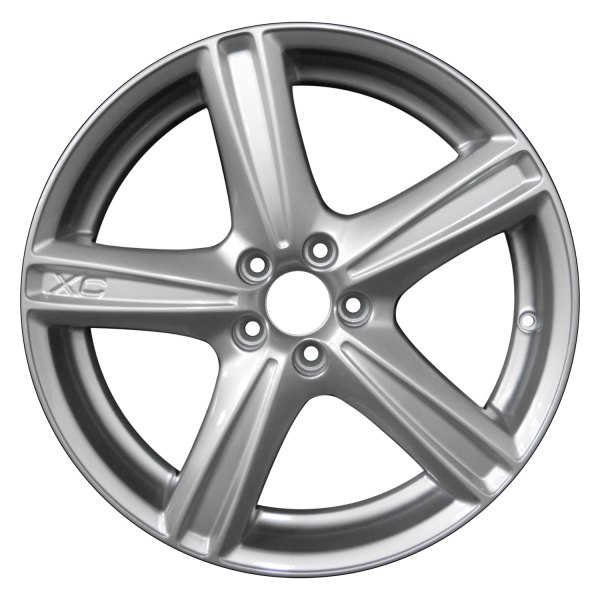 Perfection Wheel® - 19 x 8 5-Spoke Bright Fine Metallic Silver Full Face Alloy Factory Wheel (Refinished)