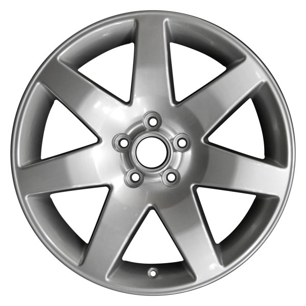 Perfection Wheel® - 18 x 7.5 7 I-Spoke Hyper Bright Mirror Silver Full Face Alloy Factory Wheel (Refinished)