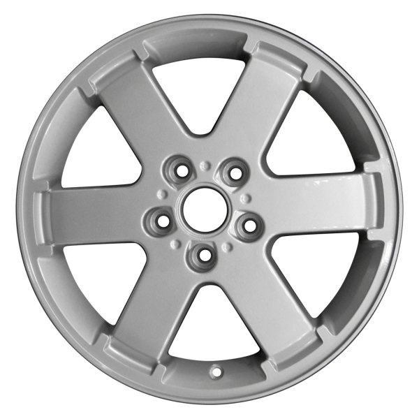 Perfection Wheel® - 17 x 6.5 6 I-Spoke Sparkle Silver Full Face Alloy Factory Wheel (Refinished)