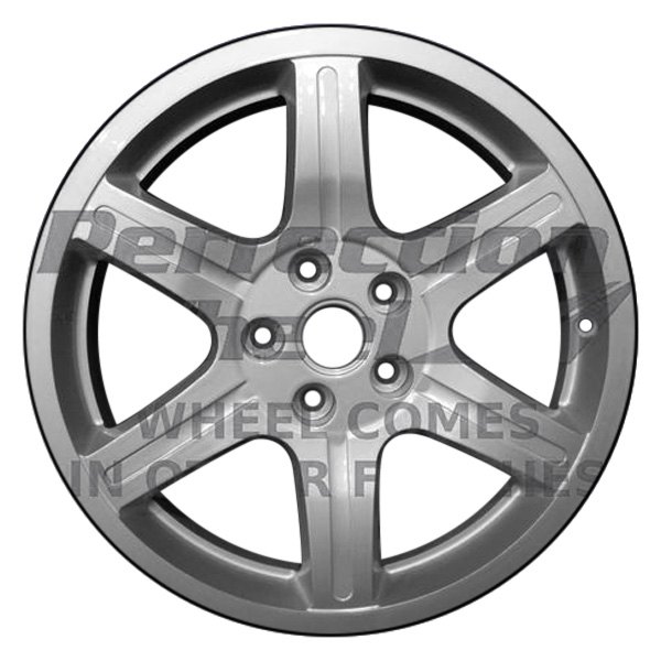 Perfection Wheel® - 17 x 7 6 I-Spoke Charcoal Flange Cut Alloy Factory Wheel (Refinished)