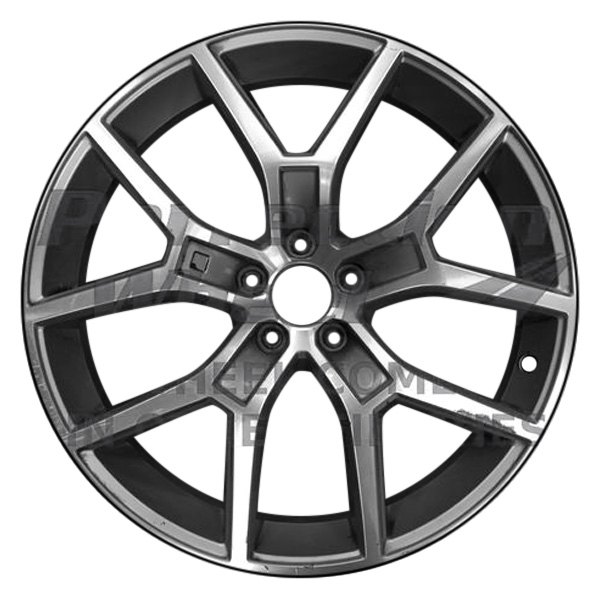 Perfection Wheel® - 20 x 8 5 Y-Spoke Medium Silver Machined Matte Clear Alloy Factory Wheel (Refinished)