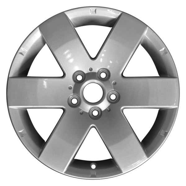 Perfection Wheel® - 17 x 7 6 I-Spoke Bright Sparkle Silver Full Face Alloy Factory Wheel (Refinished)