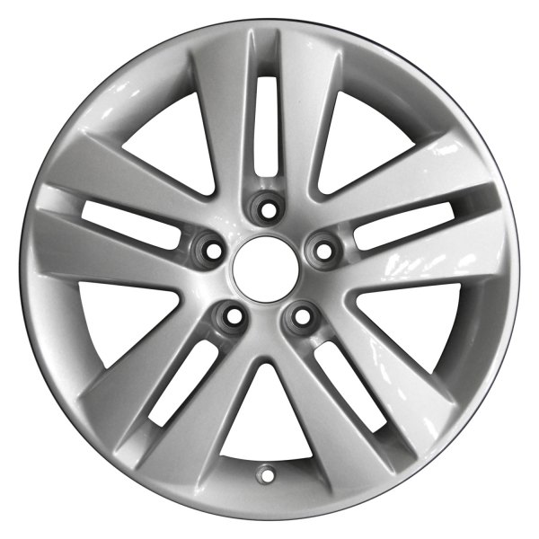 Perfection Wheel® - 16 x 6.5 Double 5-Spoke Sparkle Silver Full Face Alloy Factory Wheel (Refinished)