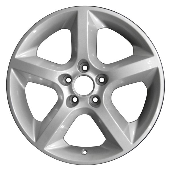 Perfection Wheel® - 17 x 7 5-Spoke Fine Sparkle Silver Full Face Alloy Factory Wheel (Refinished)